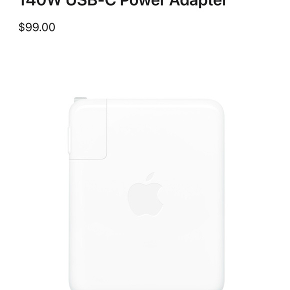 Apple Mac 140W USB-C Power Adapter with 2m USB-C to MagSafe 3 cable, Model A2452 - Picture 5 of 9